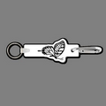 Key Clip W/ Key Ring & Butterfly (Side View) Key Tag